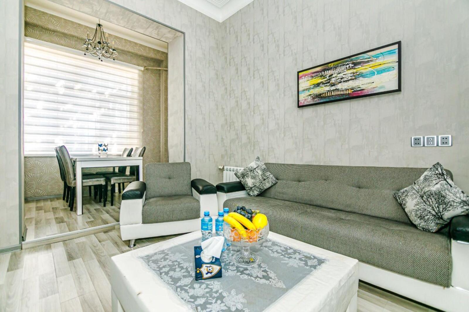 Azneft Square Deluxe Apartment Baku Exterior foto