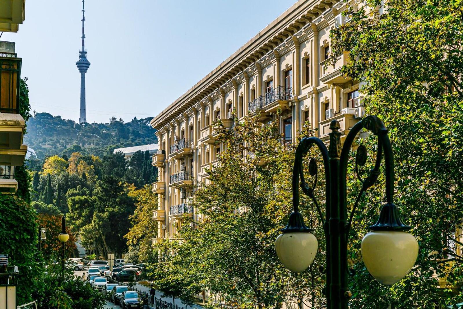 Azneft Square Deluxe Apartment Baku Exterior foto